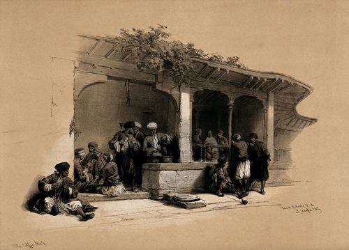 A Coffee-Shop, Cairo, Egypt