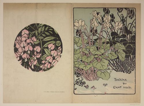 Théâtre du Chat Noir — Cover with Cyclamens